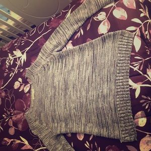 Grey Faded Glory Long Sleeve Sweater